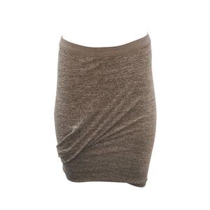 T by Alexander Wang Stretch Skirt in Grey Rayon